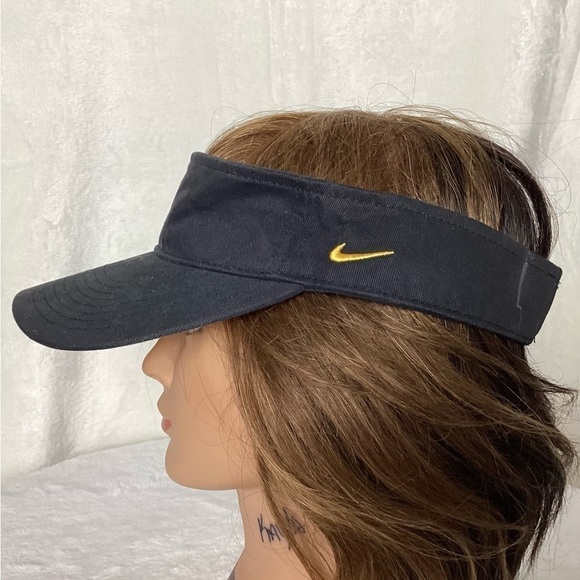 Pittsburgh Pirates Nike Vtg Logo MLB Golf Adult Visor Black Hat Cap Baseball New - Picture 3 of 7
